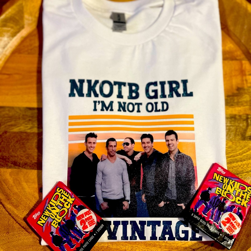 New kids on the block tshirt
